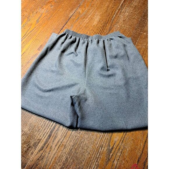 Maternity 16W Blair Grey Elastic Waist Pull On Pants with Tummy Panel Pockets - Picture 3 of 6